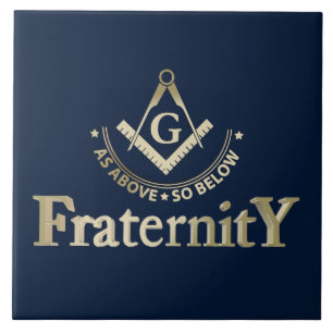 Freemasonry symbol tile