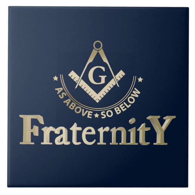 Freemasonry symbol tile (Front)