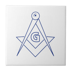 Freemasonry symbol tile