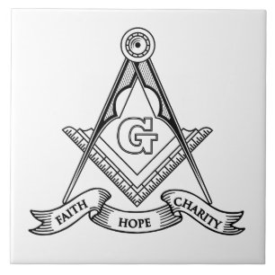 Freemasonry symbol tile