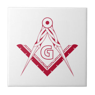 Freemasonry symbol tile