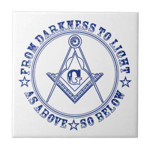 Freemasonry symbol tile