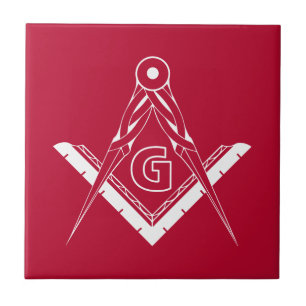 Freemasonry symbol tile