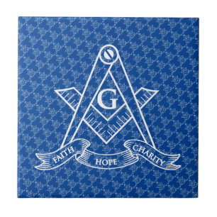 Freemasonry symbol tile