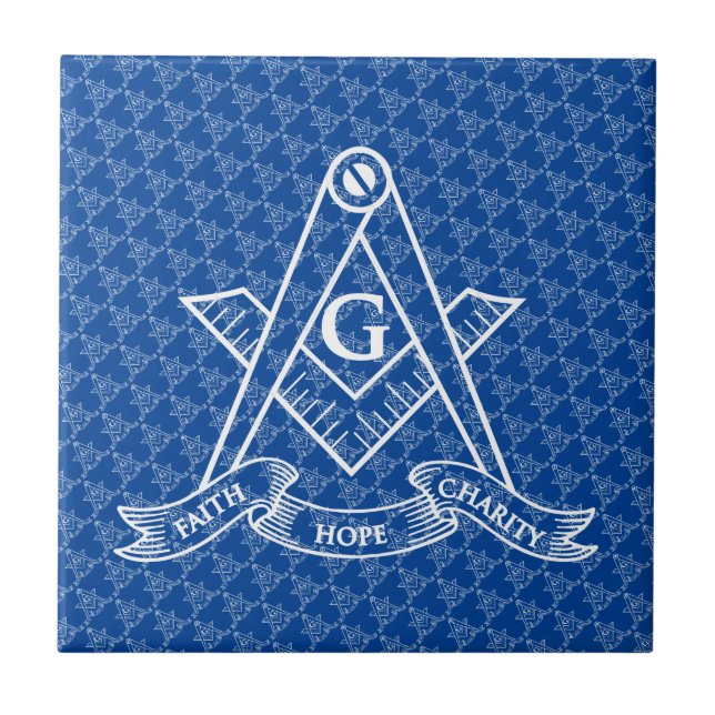 Freemasonry symbol tile (Front)