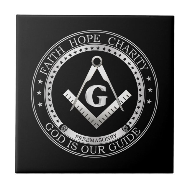 Freemasonry symbol tile (Front)
