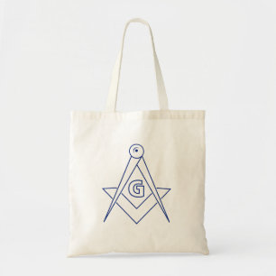 Freemasonry symbol tote bag