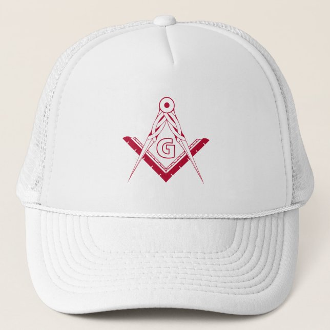 Freemasonry symbol trucker hat (Front)