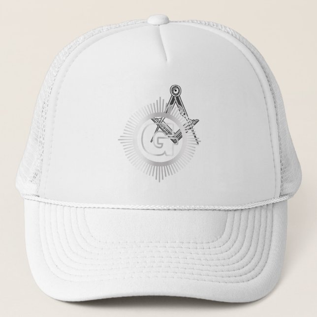 Freemasonry symbol trucker hat (Front)