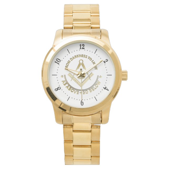 Freemasonry symbol watch (Front)