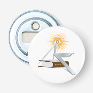 Freemasonry symbols bottle opener