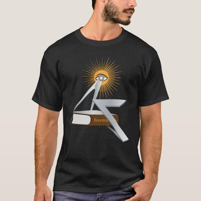 Freemasonry symbols T-Shirt (Front)