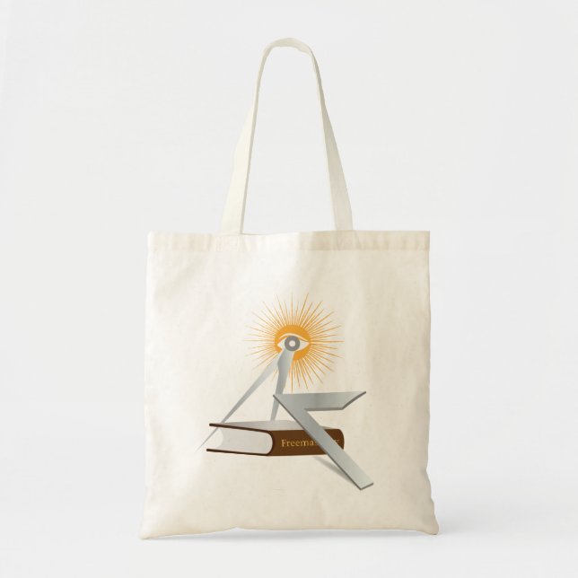 Freemasonry symbols tote bag (Front)