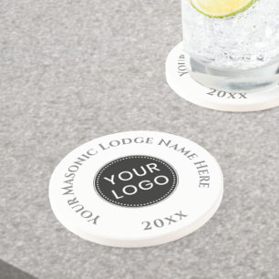 Freemasons Masonic Dames Dessous de verre de nuit