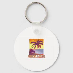 Freeport, Bahamas Keychain