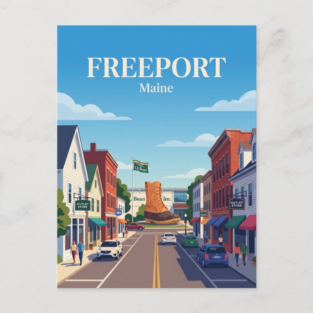 Freeport USA Postcard (Front)