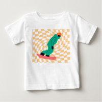 Freeride Snowboarder In Green Suit Chequered
