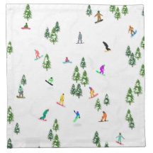 Freeride Snowboarder Snowboarding Illustration   