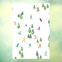 Freeride Snowboarder Snowboarding Illustration   