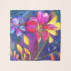 Freesia Floral scarf by Julie Richman