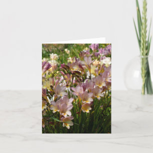 Freesia Note Card