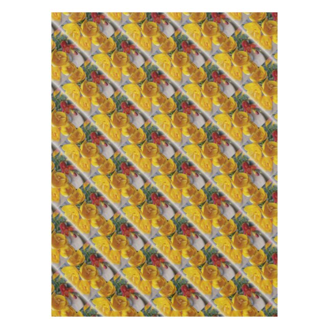 freesias bouquet tablecloth (Front)