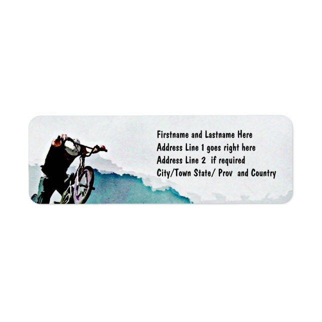 Freestyle BMX Bicycle Stunt (Front)