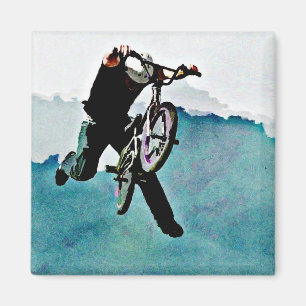Freestyle BMX Bicycle Stunt Magnet