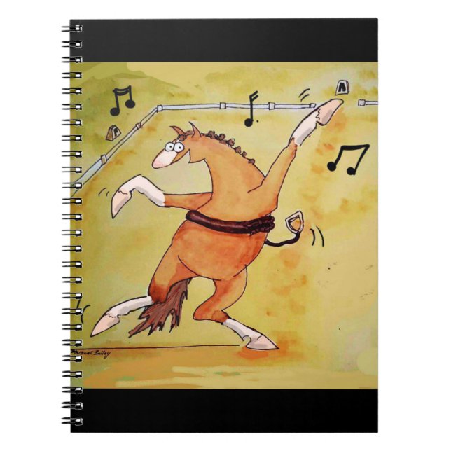 Freestyle Dressage Dancing Horse Notebook (Front)