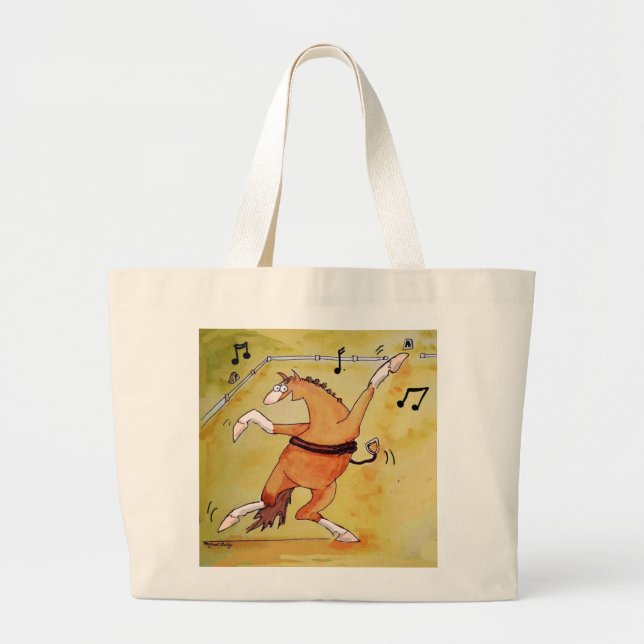 Freestyle Dressage Dancing Horse tote bag (Front)