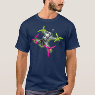 Freestyle FPV Racing Drone Pilot Acro Quadcopter T-Shirt