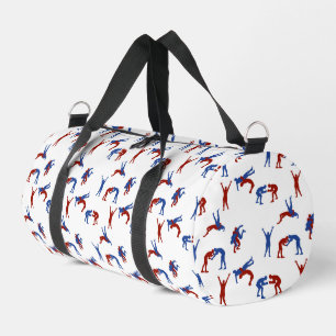 Freestyle Greco Roman Wrestling Pattern Duffle Bag