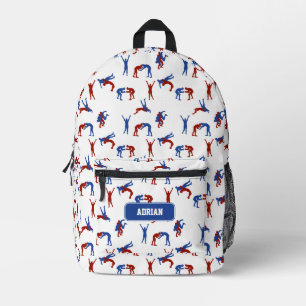 Freestyle Greco Roman Wrestling Pattern Printed Backpack