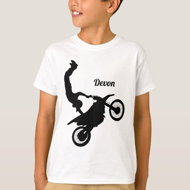 Freestyle Motocross tricks T-Shirt (Front)