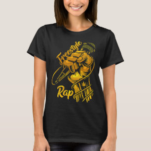 Freestyle Rap Hip Hop Best MC Golden T-Shirt