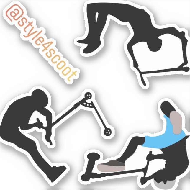 Freestyle scooter sticker pack 5 (Front)