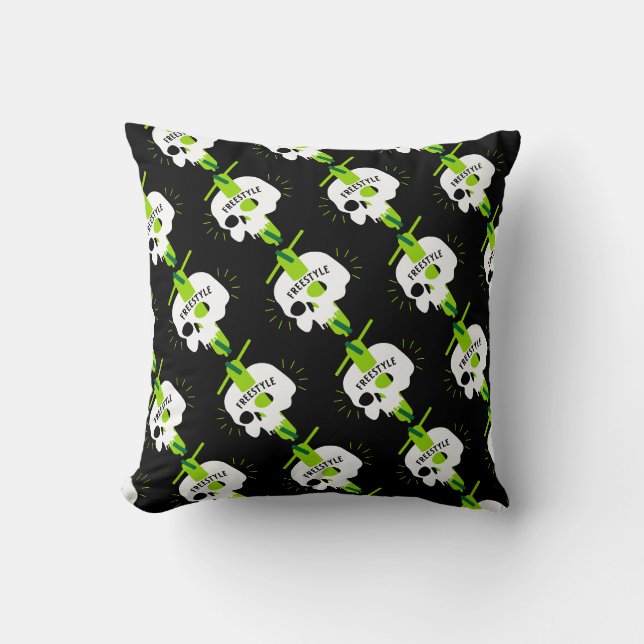 Freestyle Scooters Throw Pillow (Front)