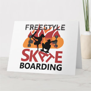 Freestyle Skateboarding Card