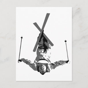 Freestyle Skiing Postcard