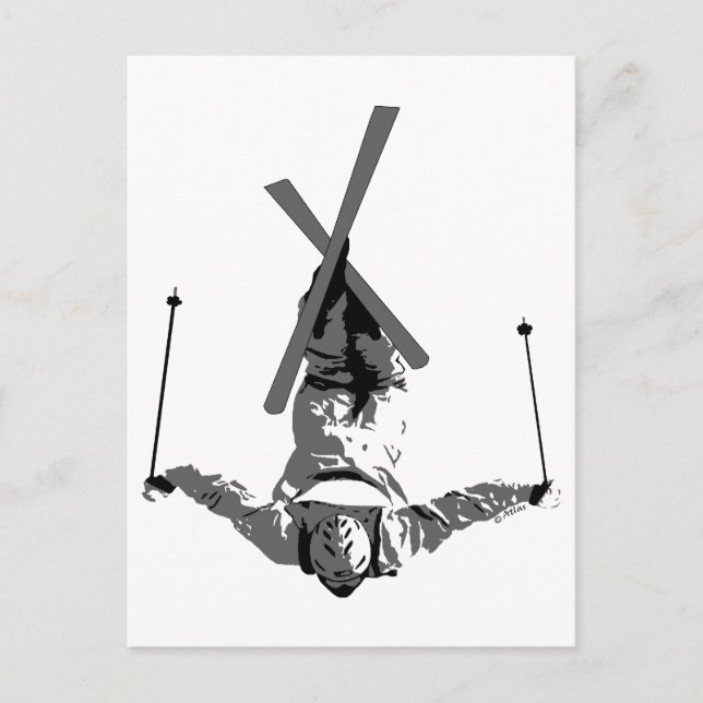 Freestyle Skiing Postcard (Front)
