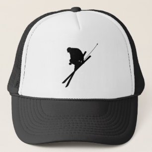 Freestyle skiing trucker hat