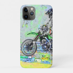 Freestyle Stuntman - Motocross Rider iPhone 11 Pro Case