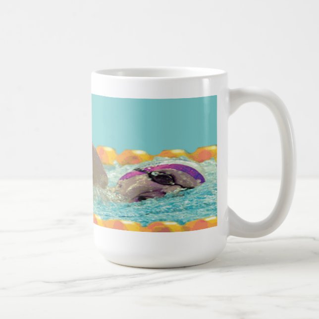 Freestyle Swimming Mug (Right)