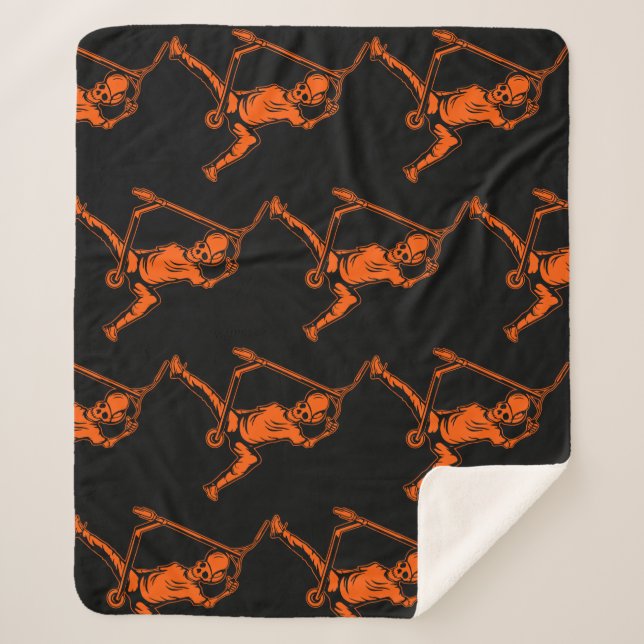 Freestyle Trick Scooters Sherpa Blanket (Front)