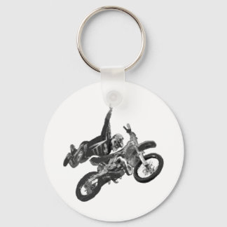 Freestyling with dirt bike keychain