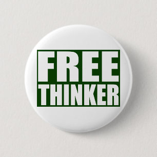 Freethinker 2 Inch Round Button