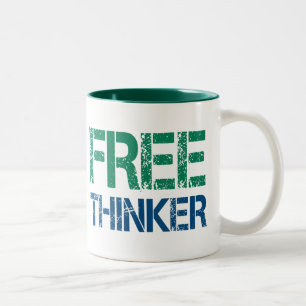 freethinker Two-Tone coffee mug