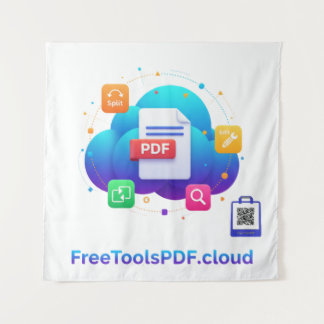 FreeToolsPDF – Fun Digital Power on Your Shirt! Tapestry