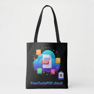 FreeToolsPDF – Fun Digital Power on Your Shirt! Tote Bag