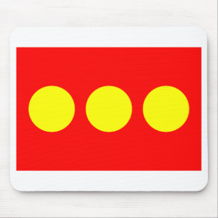 Freetown Christiania Flag Mouse Pad